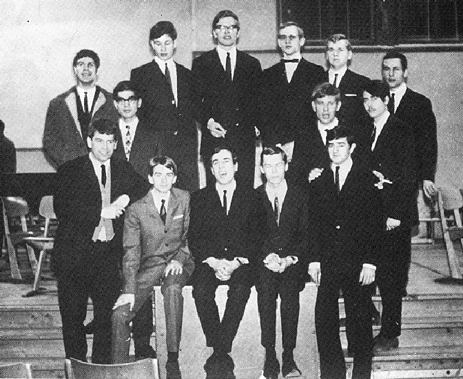 Klassenfoto 1966 - Abitur